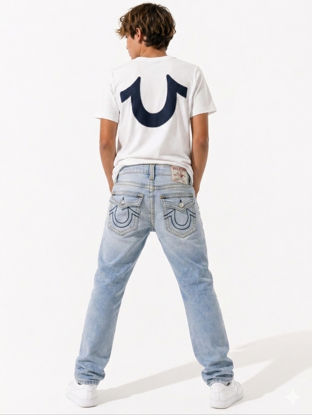 NWT TRUE RELIGION GENO Relaxed Slim Fit JEANS Boys Size 14